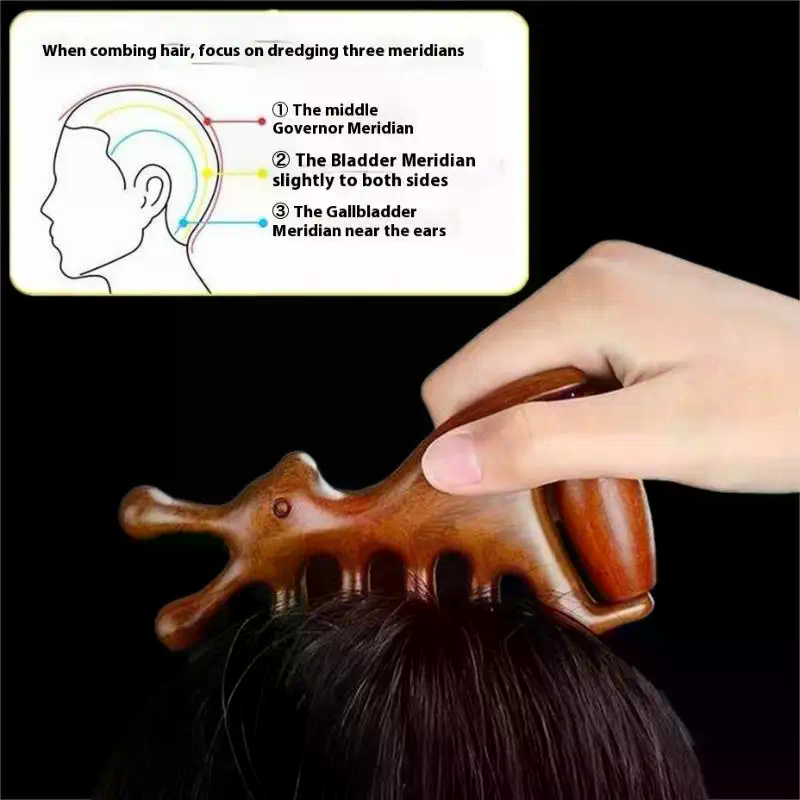 Hair Care Elseve - Peine de masaje de madera para