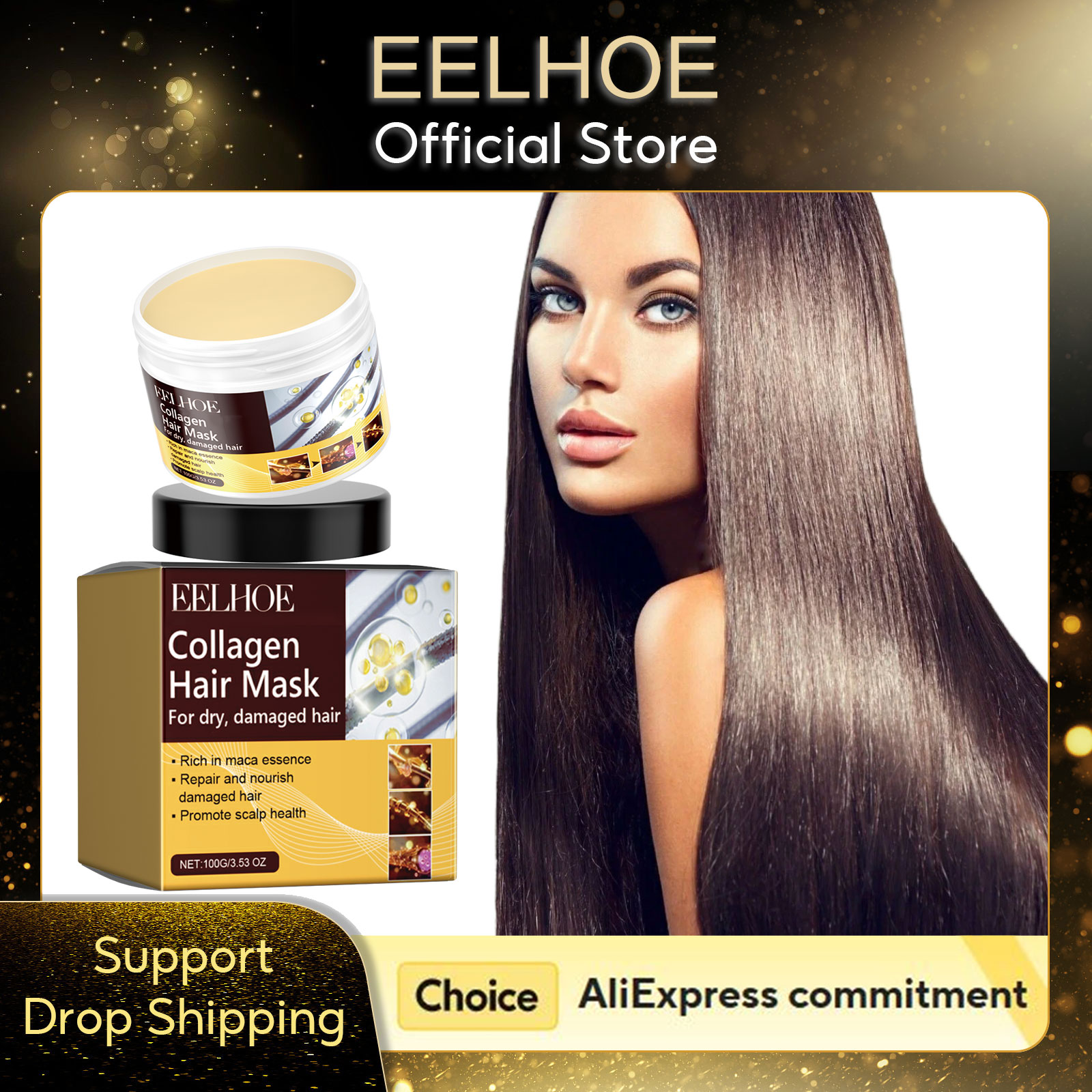 Hair Care Elseve - Mascarilla Capilar de Colágeno EELHOE, Tratamiento