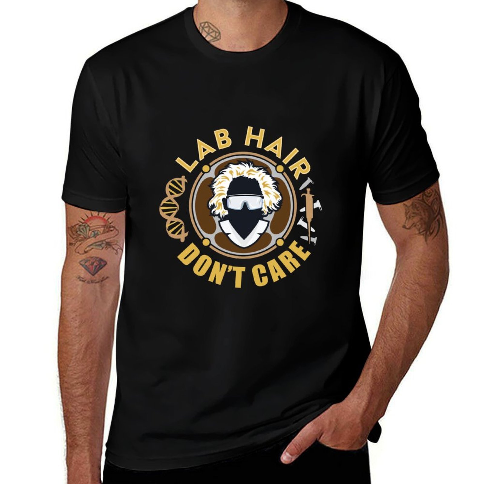 Hair Care Lab - Camiseta con diseño divertido de laboratorio: