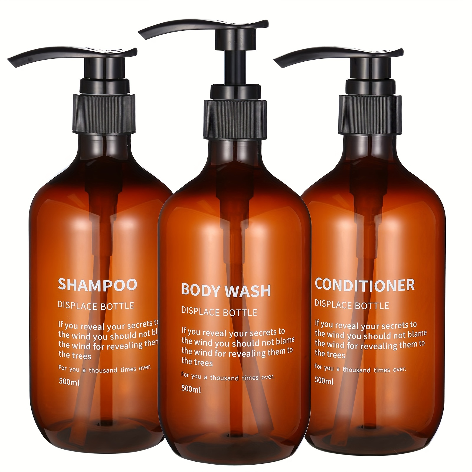 Hair Care Tonic - Juego de dispensador de champú y
