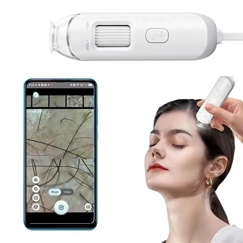 Hair Porosity Test - NUEVO Dermatoscopio Electrónico, Cámara para el