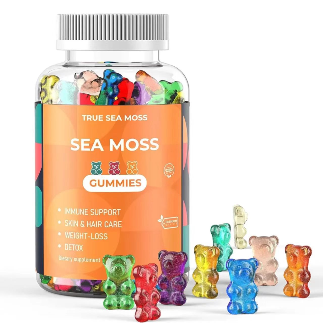 Hair Care Gummies - Gomitas de Musgo Marino: Refuerzo Inmunológico,