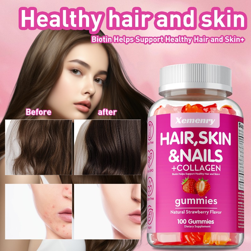 Hair Care Gummies - Gomitas para el cabello, la piel