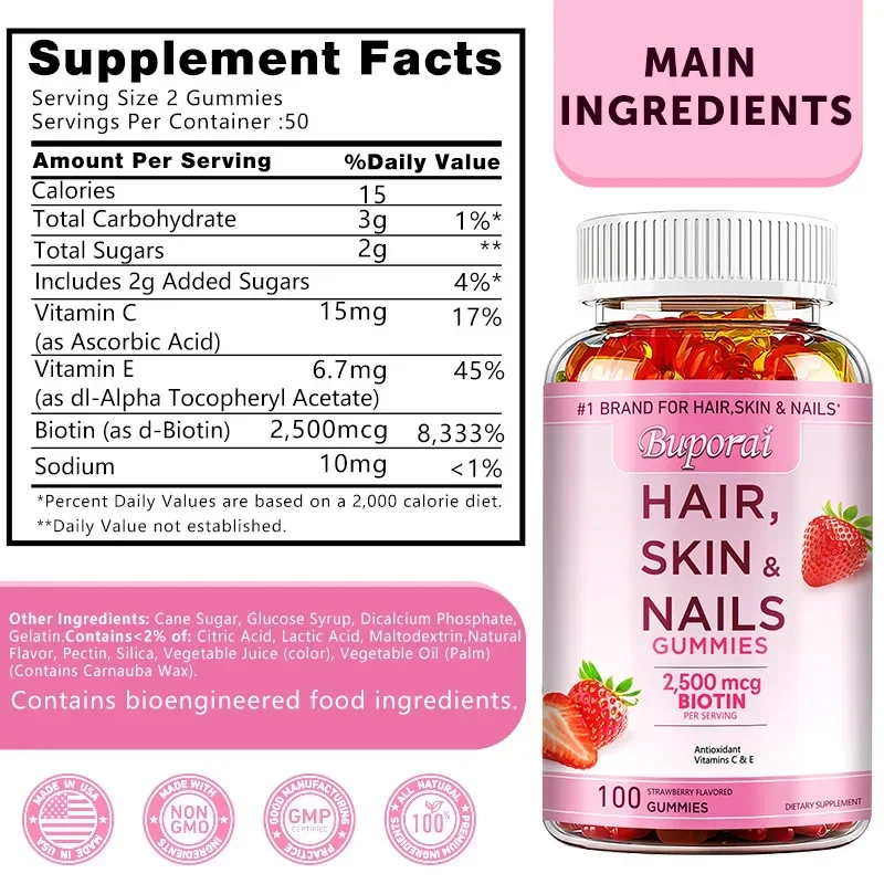 Gomitas para el cabello, la pi - Hair Care Gummies reseña y precio