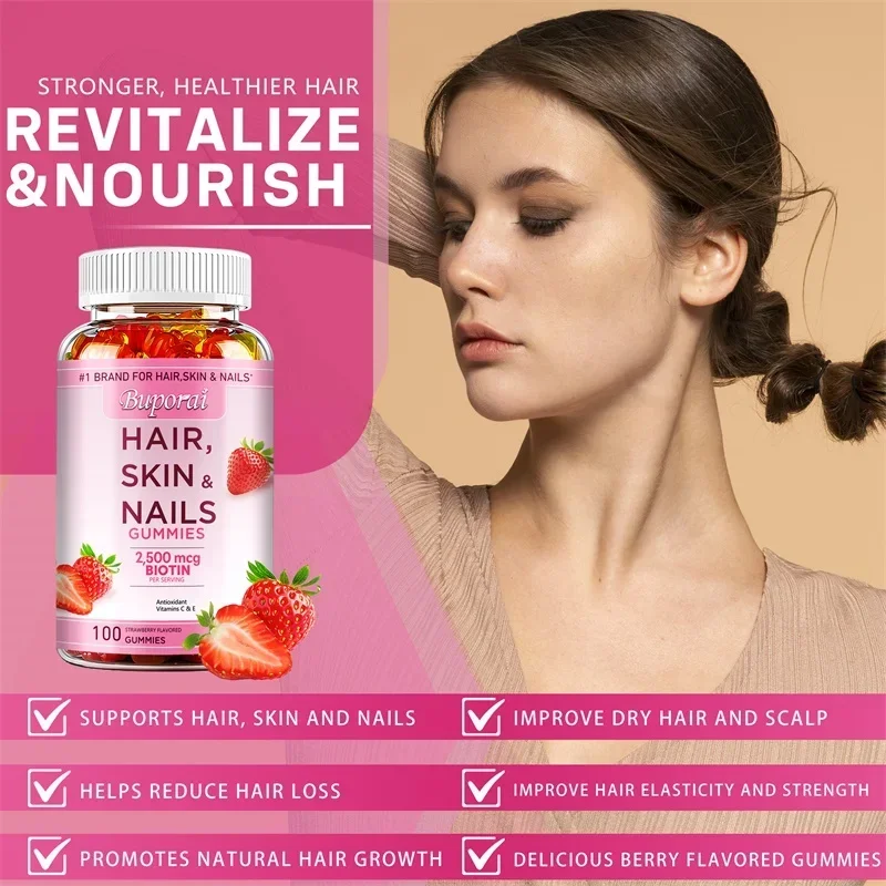 Gomitas para el cabello, la pi - Hair Care Gummies reseña y precio