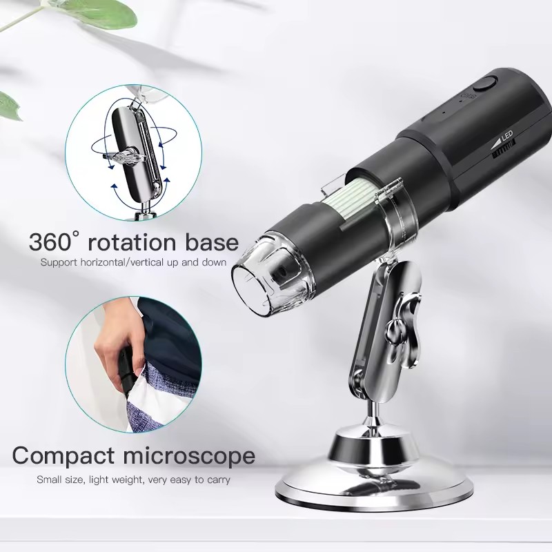 Microscopio Digital WiFi, Derm - Hair Porosity Test reseña y precio