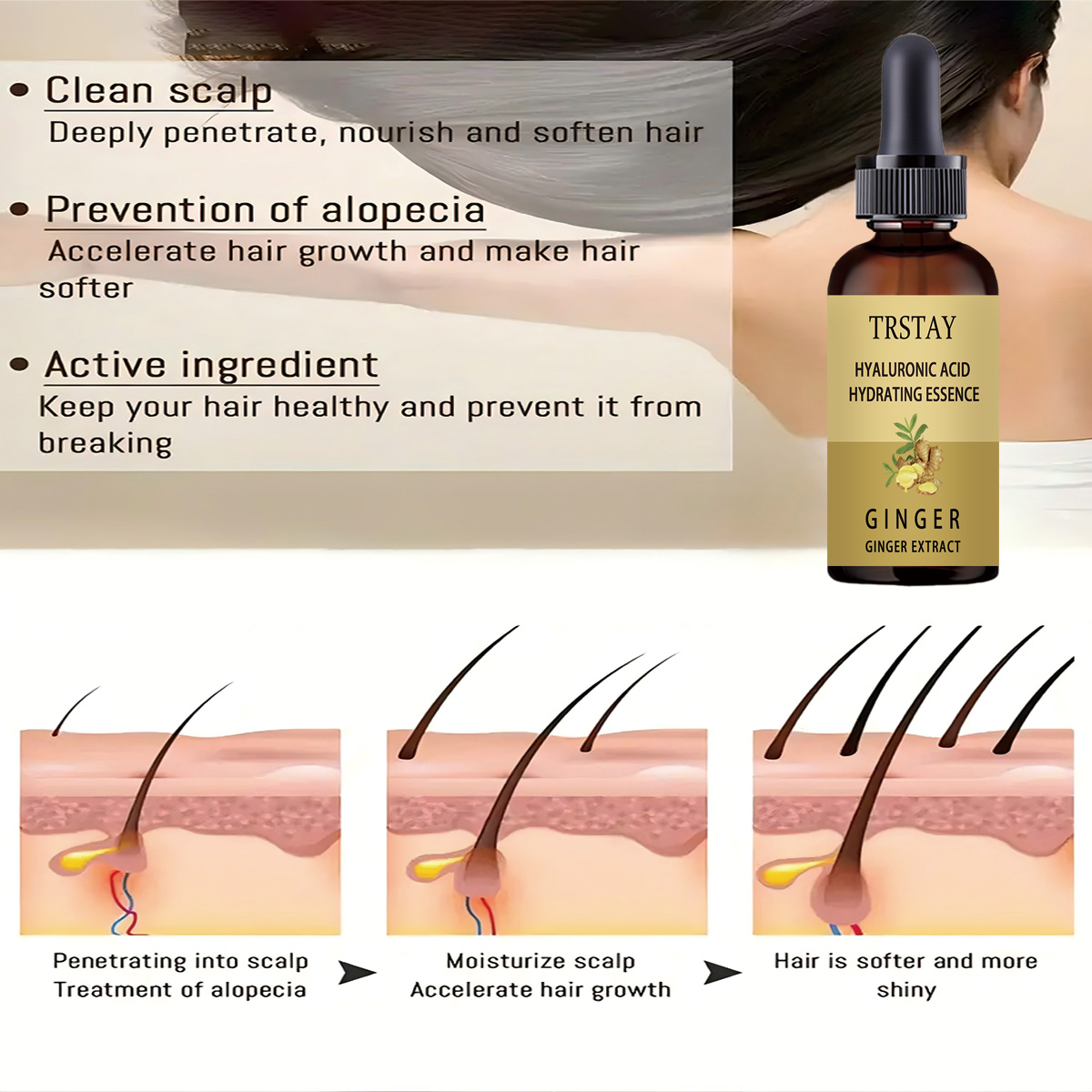 Suero para el crecimiento del  - Hair Care Gisou reseña y precio