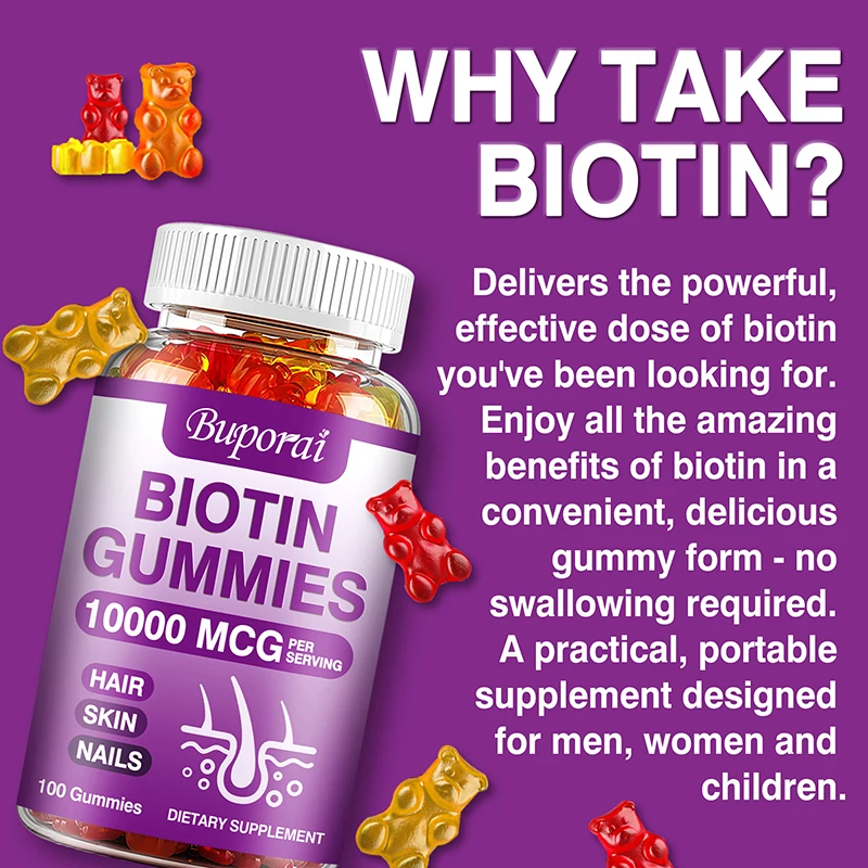 Gomitas de Biotina 10000mcg pa - Hair Care Gummies reseña y precio