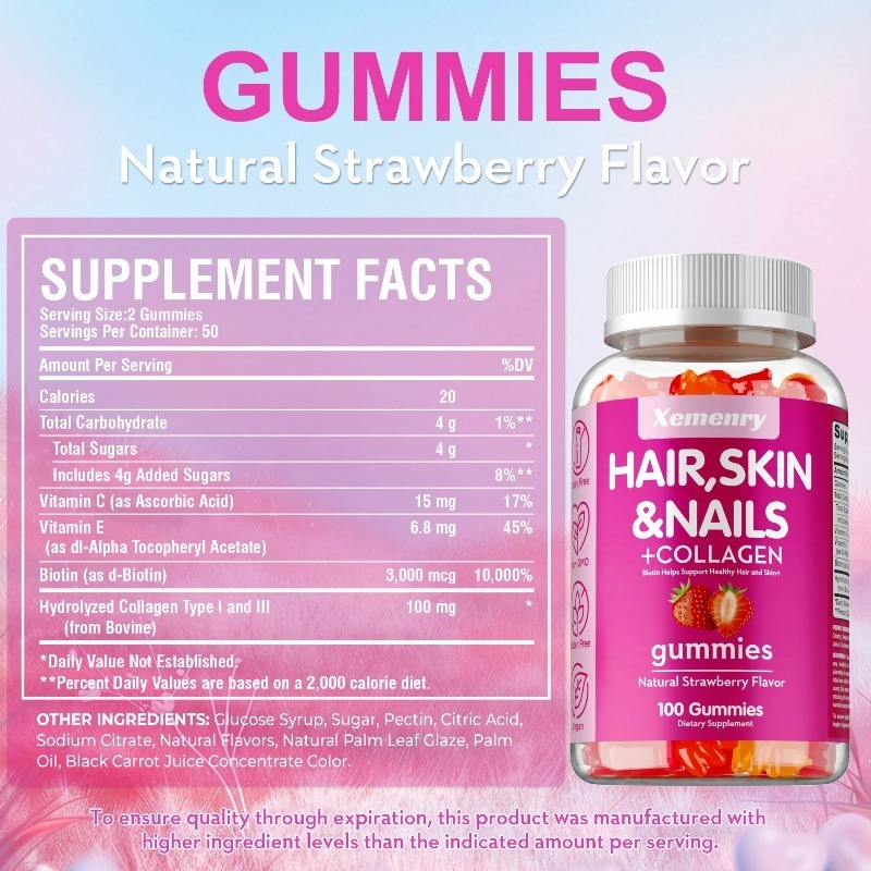 Gomitas para el cabello, la pi - Hair Care Gummies reseña y precio
