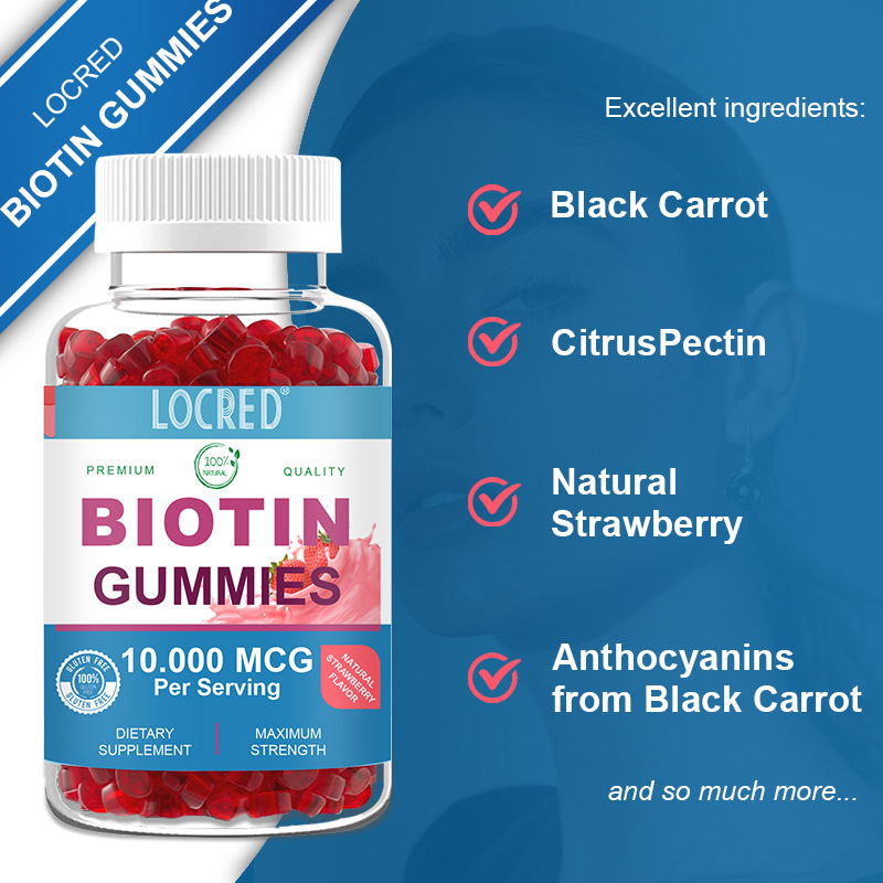 Gomitas de biotina para el cre - Hair Care Gummies reseña y precio