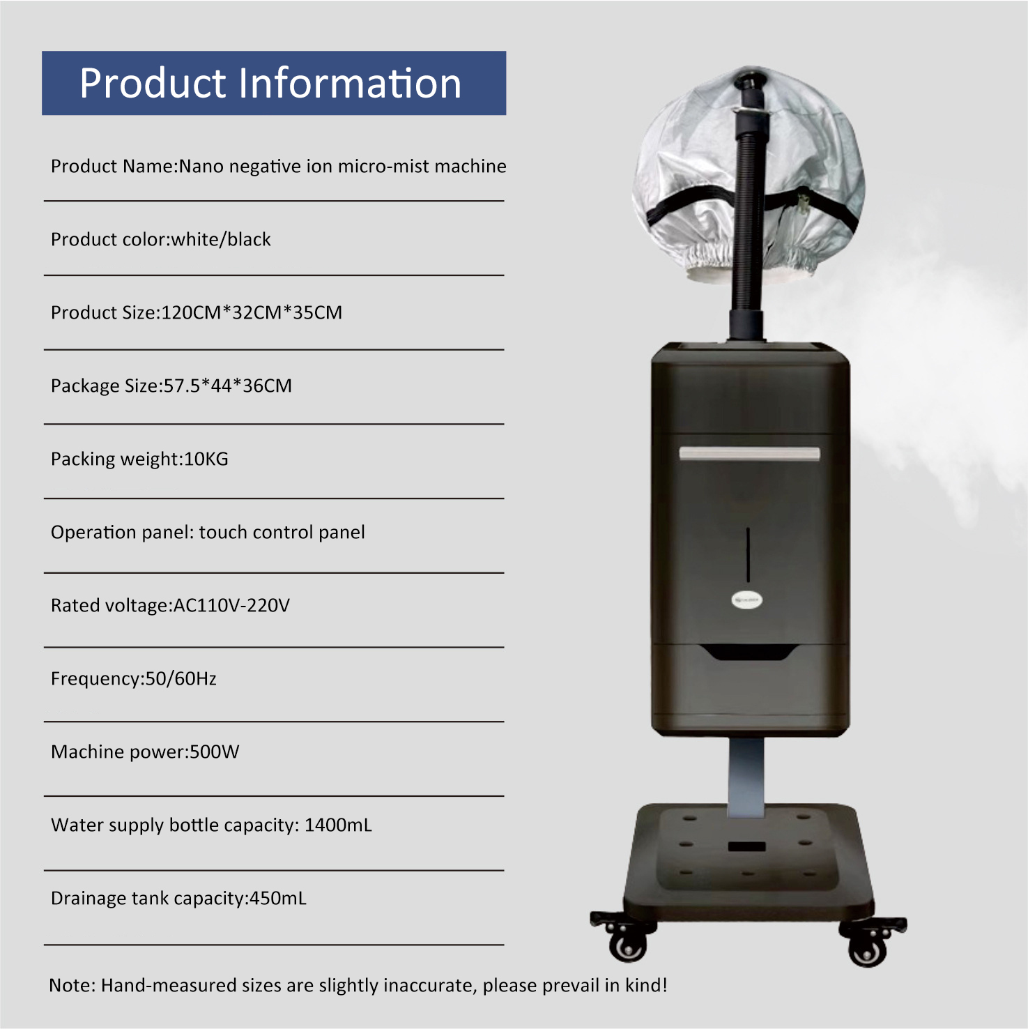 Máquina Profesional de Vaporiz - Hair Care In Salon reseña y precio