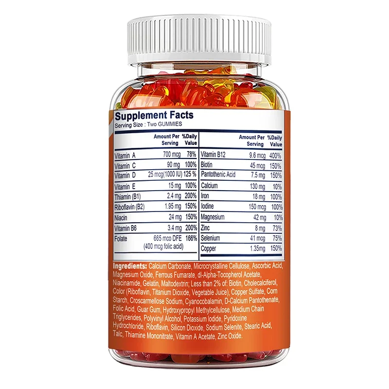 Gomitas multivitaminas para mu - Hair Care Gummies reseña y precio