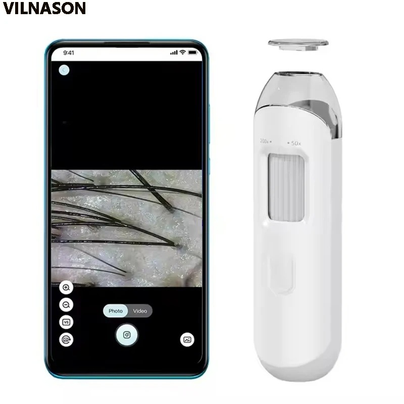 Dermatoscopio electrónico, cám - Hair Porosity Test reseña y precio